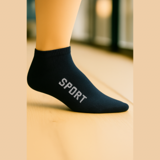 Socquettes invisibles unisexe SENNA SPORT en coton – coloris assortis aléatoires – visuel lifestyle – VPC Mania grossiste