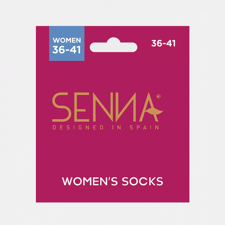 Packaging SENNA WOMEN’S SOCKS – vue de face – VPC Mania grossiste