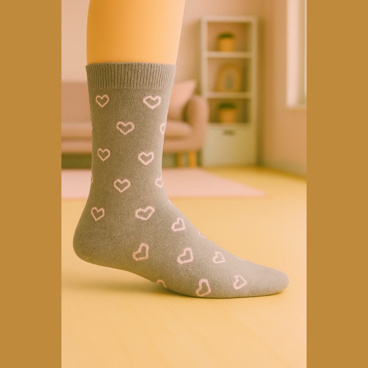 Lot de 3 paires de chaussettes femme SENNA – cœurs colorés assortis aléatoires – VPC Mania grossiste