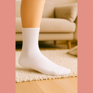 Lot de 3 chaussettes courtes femme SENNA blanches – coton respirant – taille 36–41