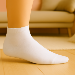 Lot de 3 paires de socquettes blanches SENNA – Taille 35–41 – 90 % coton