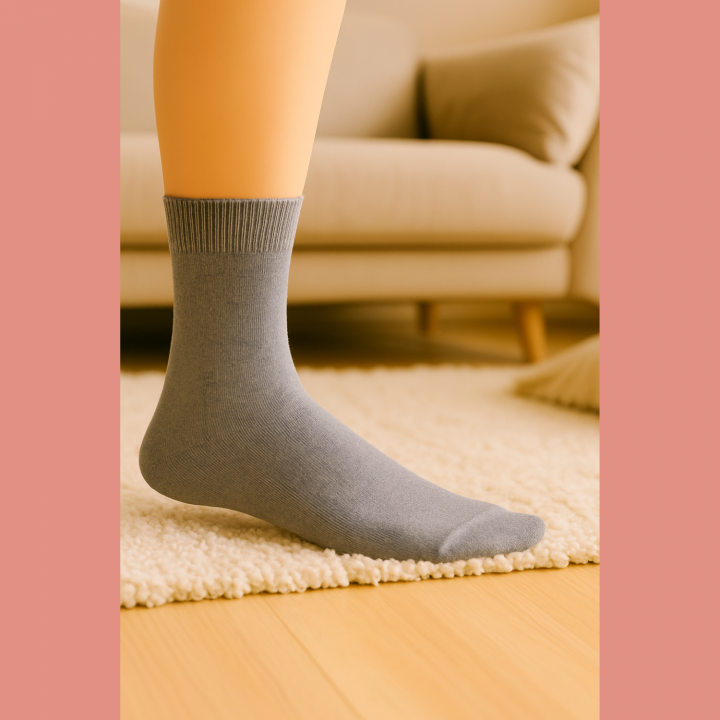 Lot de 3 chaussettes courtes femme SENNA – coton – coloris assortis aléatoires – taille 36–41