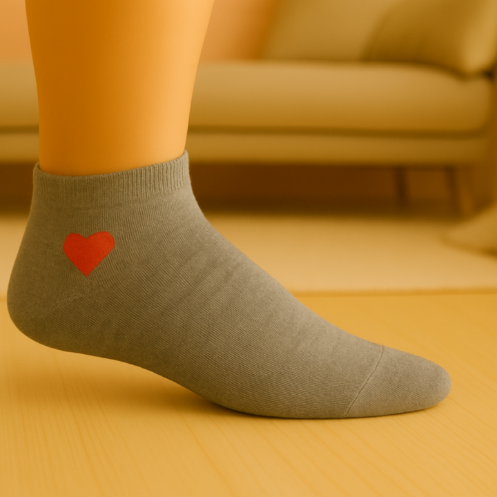 Socquettes SENNA cœur – coloris assortis aléatoires – VPC Mania grossiste