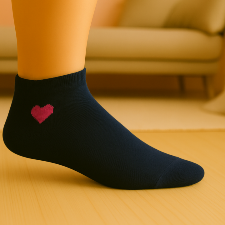 Socquettes SENNA cœur – coloris assortis aléatoires – VPC Mania grossiste