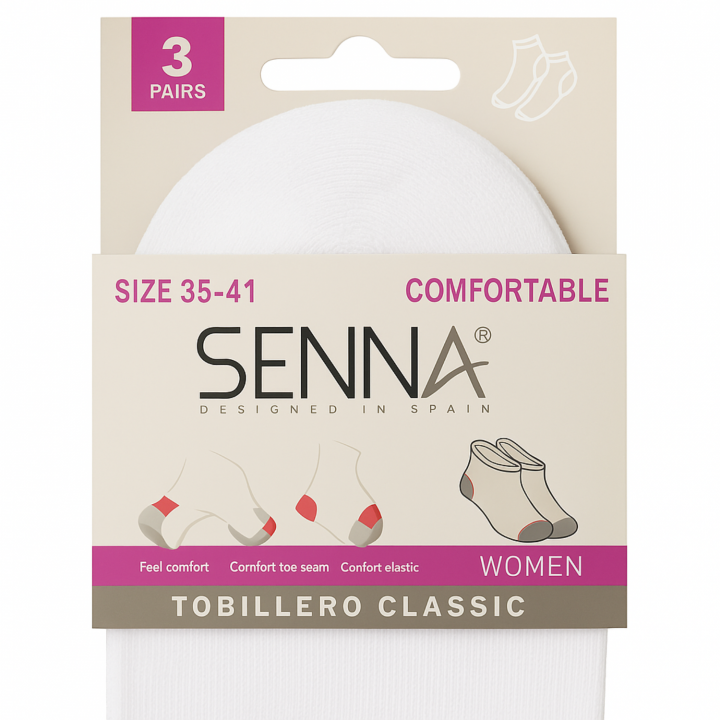 Lot de socquettes SENNA fleurs “Good” – présentation produit – VPC Mania grossiste
