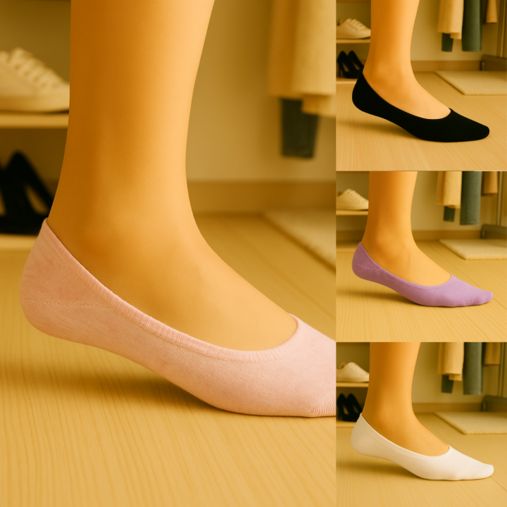 Lot de chaussettes invisibles SENNA – présentation étiquetée – VPC Mania grossiste