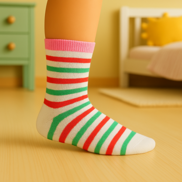 Chaussettes enfant SENNA coton – motifs aléatoires – VPC Mania grossiste