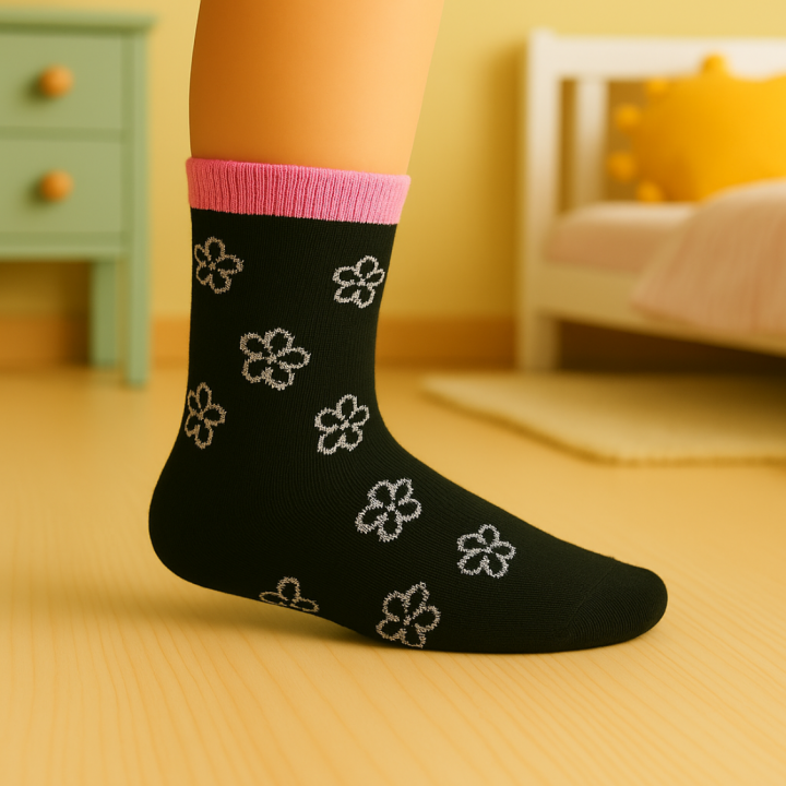 SENNA enfant – coton doux – motifs fleurs – VPC Mania grossiste