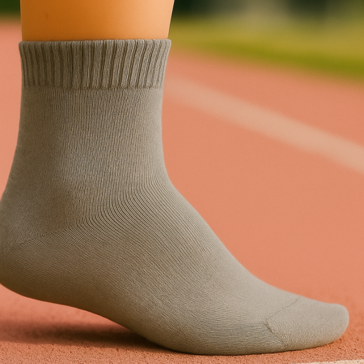 Lot de 3 paires de chaussettes courtes SENNA Sports – coton – doublure absorbante – Taille 36–41