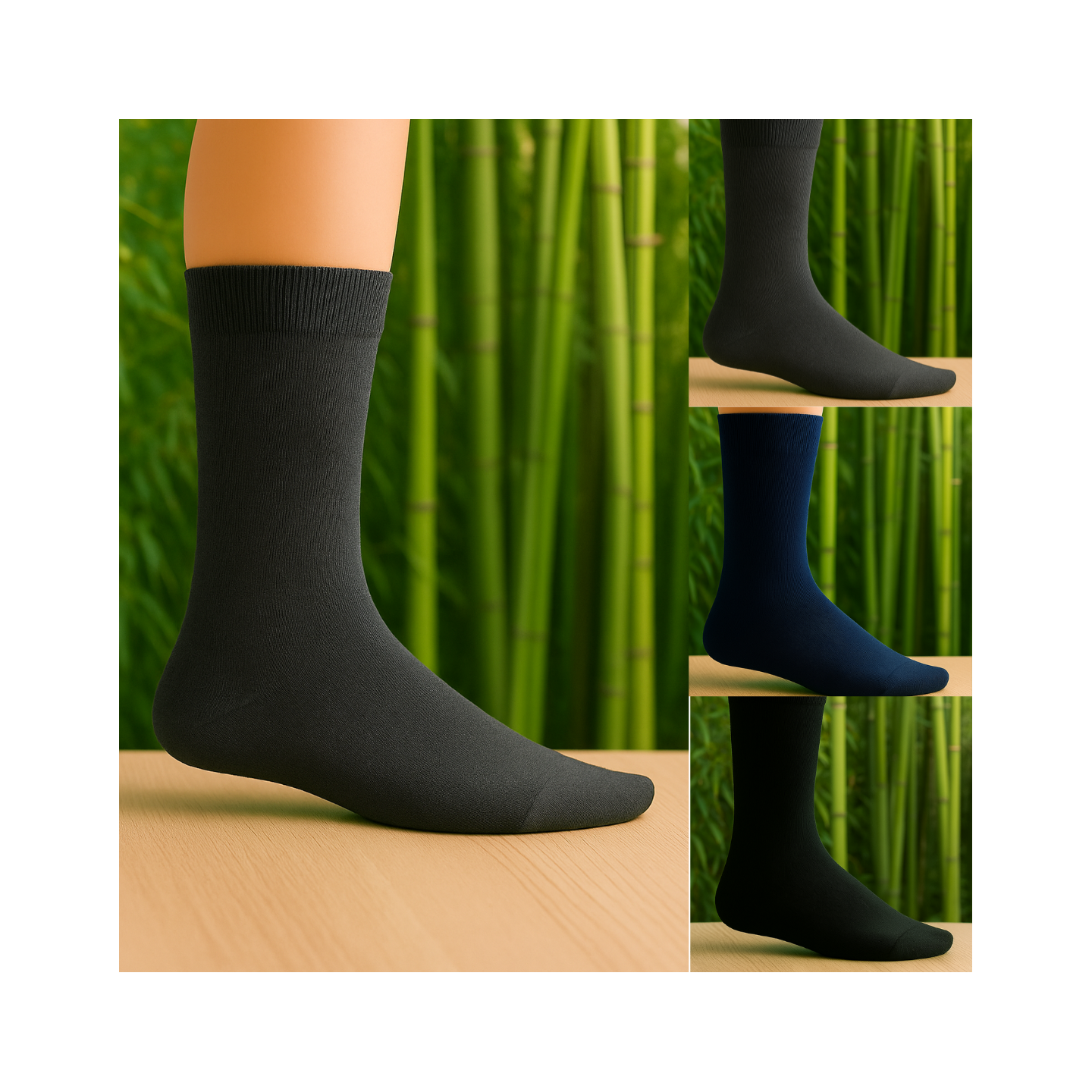 Lot De 6 Paires Chaussettes Sport Invisibles Femme - Fibre Bambou Respirante, Coupe Basse - Confort Quotidien