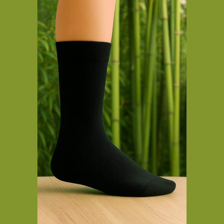 Lot de 3 paires de chaussettes bambou unisexe COSMO – mi-mollet – 40–46 – ultra douces et respirantes