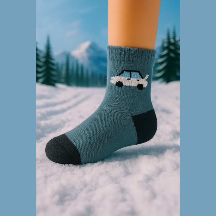 Lot de 3 paires de chaussettes enfant thermiques SENNA