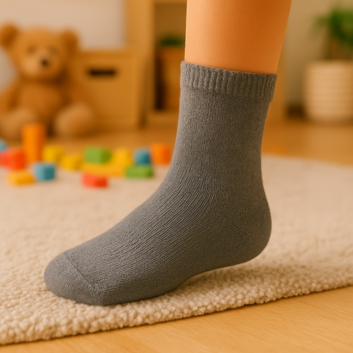 Lot de 36 paires de chaussettes enfant SENNA – unies – coton 90 % – tailles 21–26 / 27–31 / 32–36 – coloris assortis