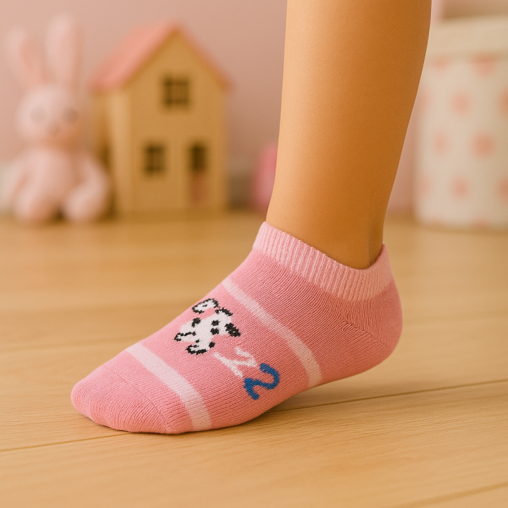 Lot de 36 paires de socquettes enfant SENNA – motifs fantaisie – coton 90 % – tailles 21–26 / 27–31 / 32–36 – coloris assortis