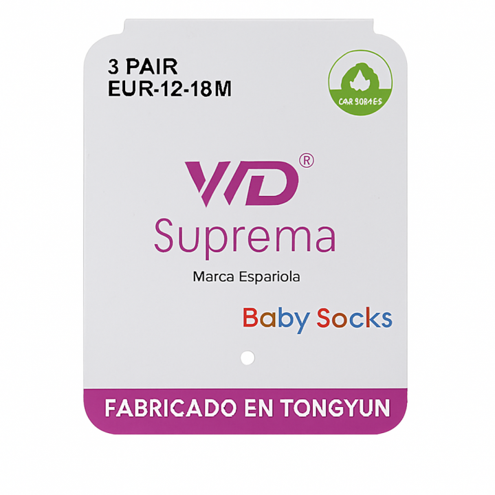 Chaussettes bébé SENNA antidérapantes – semelle grip cœurs – VPC Mania grossiste