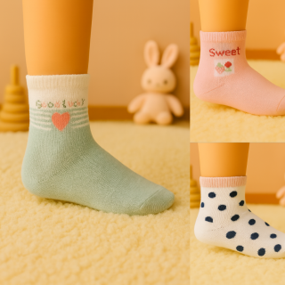 Chaussettes bébé SENNA coton – visuel lifestyle chambre enfant – VPC Mania grossiste