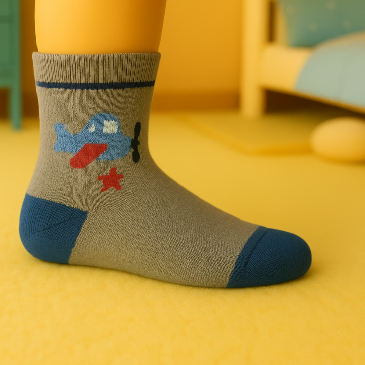 Image 4 : Chaussettes bébé SENNA motif voiture – coton doux – visuel lifestyle